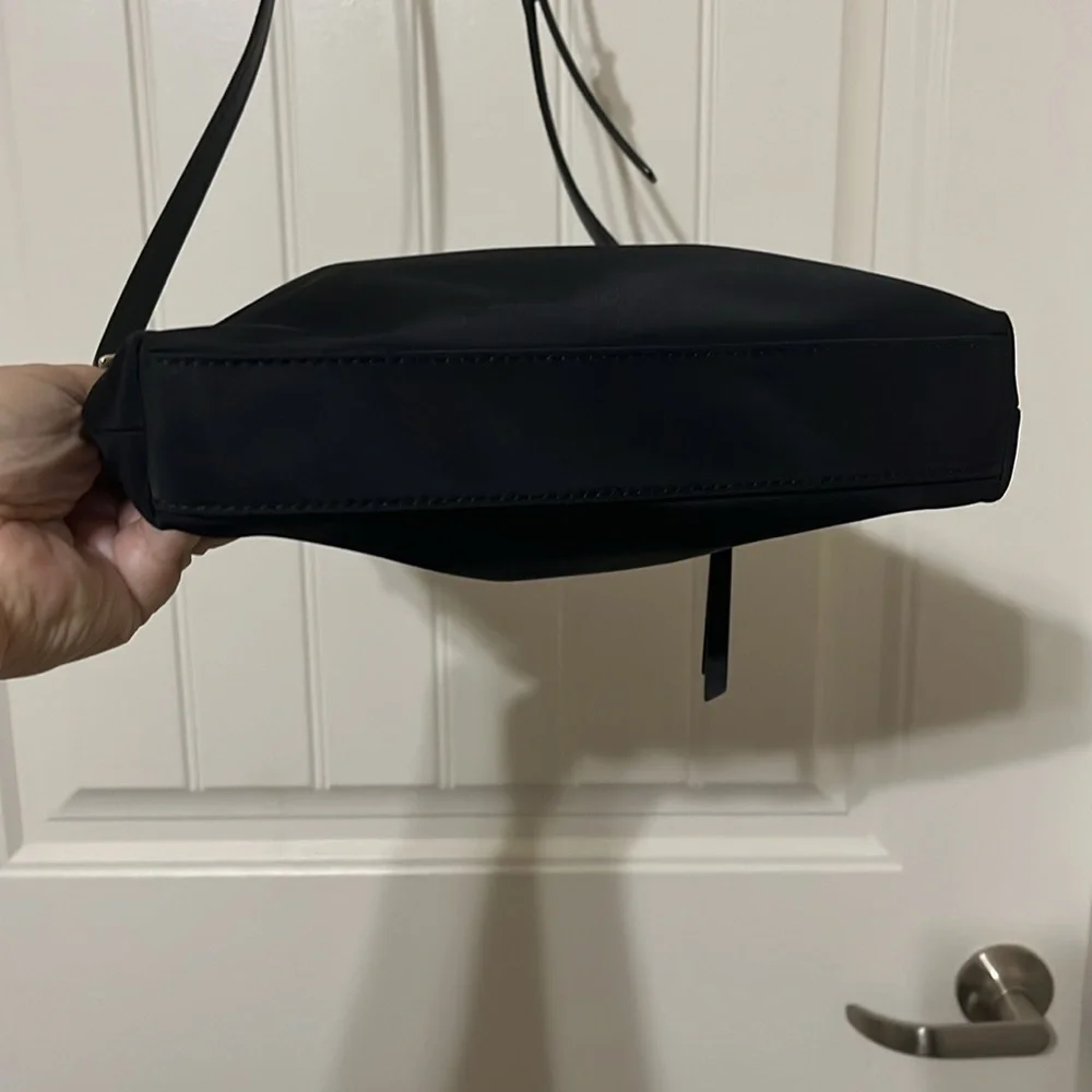 Kate Spade New York Dawn Nylon Flat Crossbody Bag Purse in Black